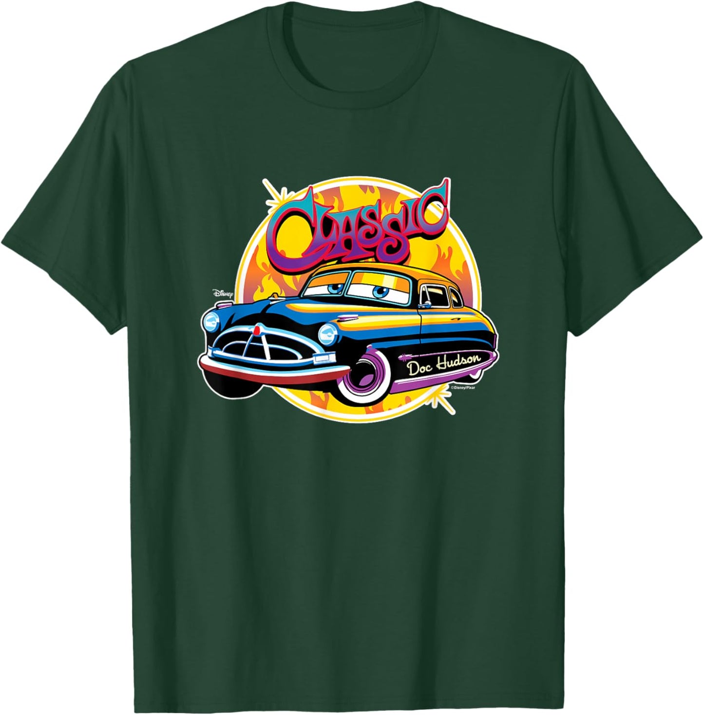 Cars - Classic Doc Hudson T-Shirt - T-Shirt | Forest