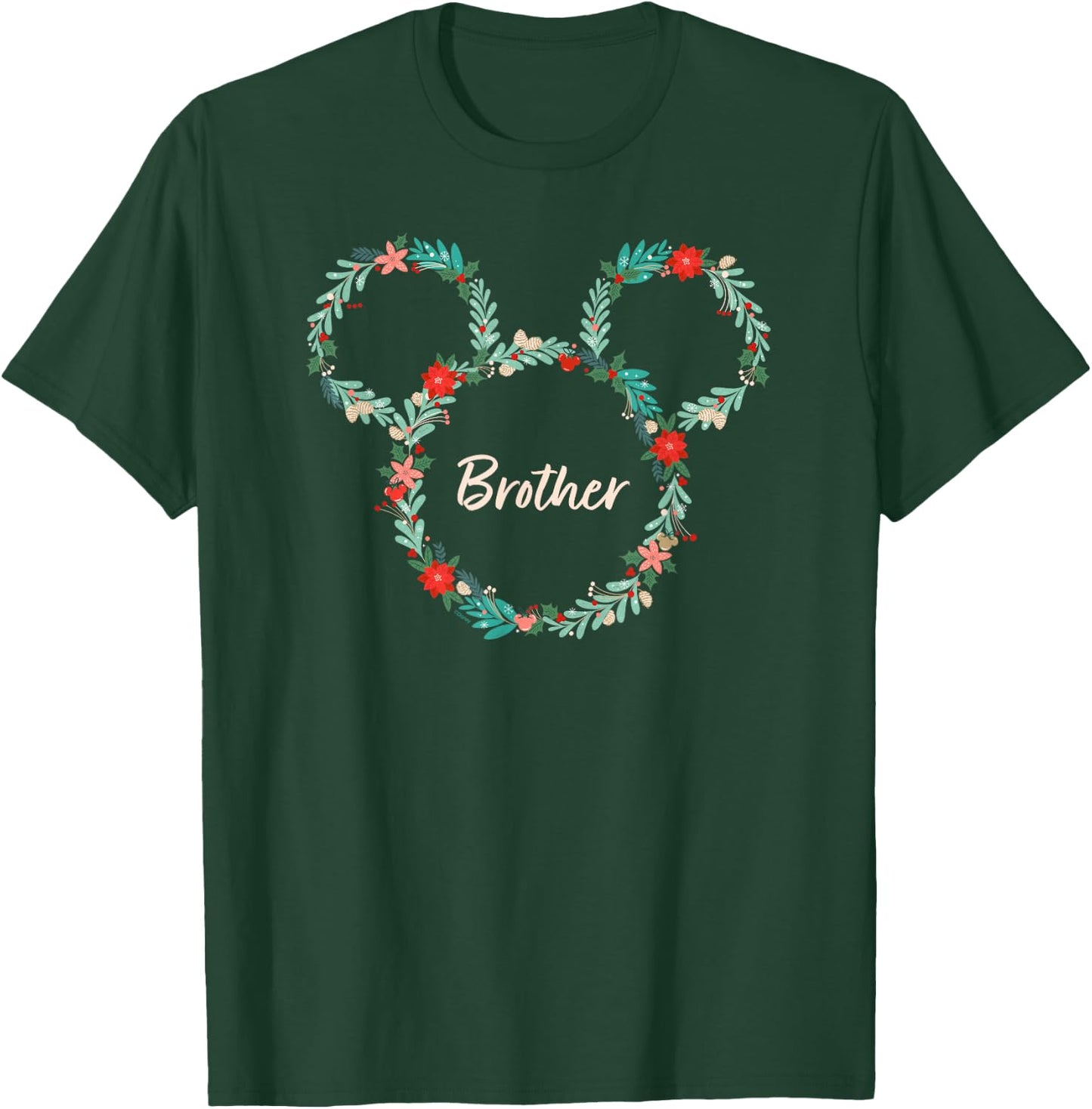 Disney Mickey Mouse Christmas Family Vacation Trip Brother T-Shirt - T-Shirt | Forest