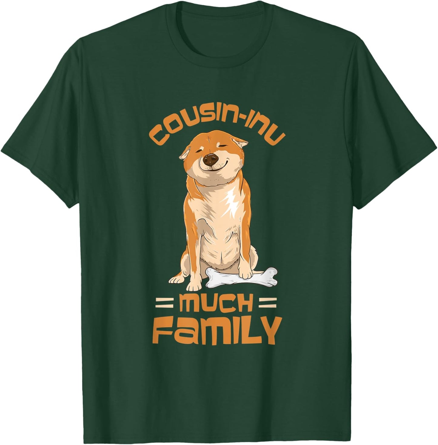 Shiba Inu Dog Cousin Cousin-Inu Family Matching Men Women T-Shirt - T-Shirt | Forest
