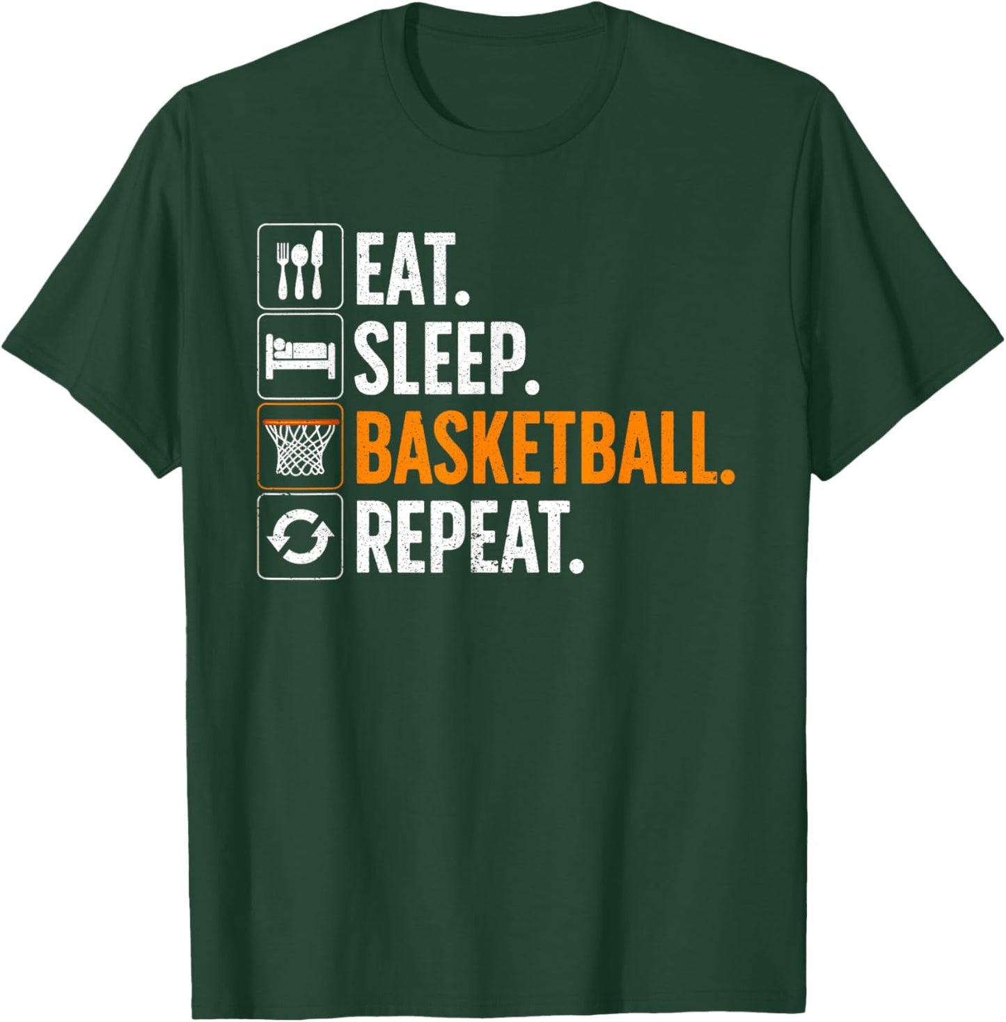 Funny Basketball Women Team Sport Basketball Player T-Shirt - T-Shirt | Forest