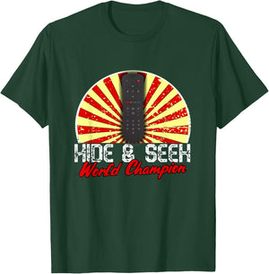 Funny Lost Remote Control Hide And Seek World Champion TV T-Shirt - T-Shirt | Forest