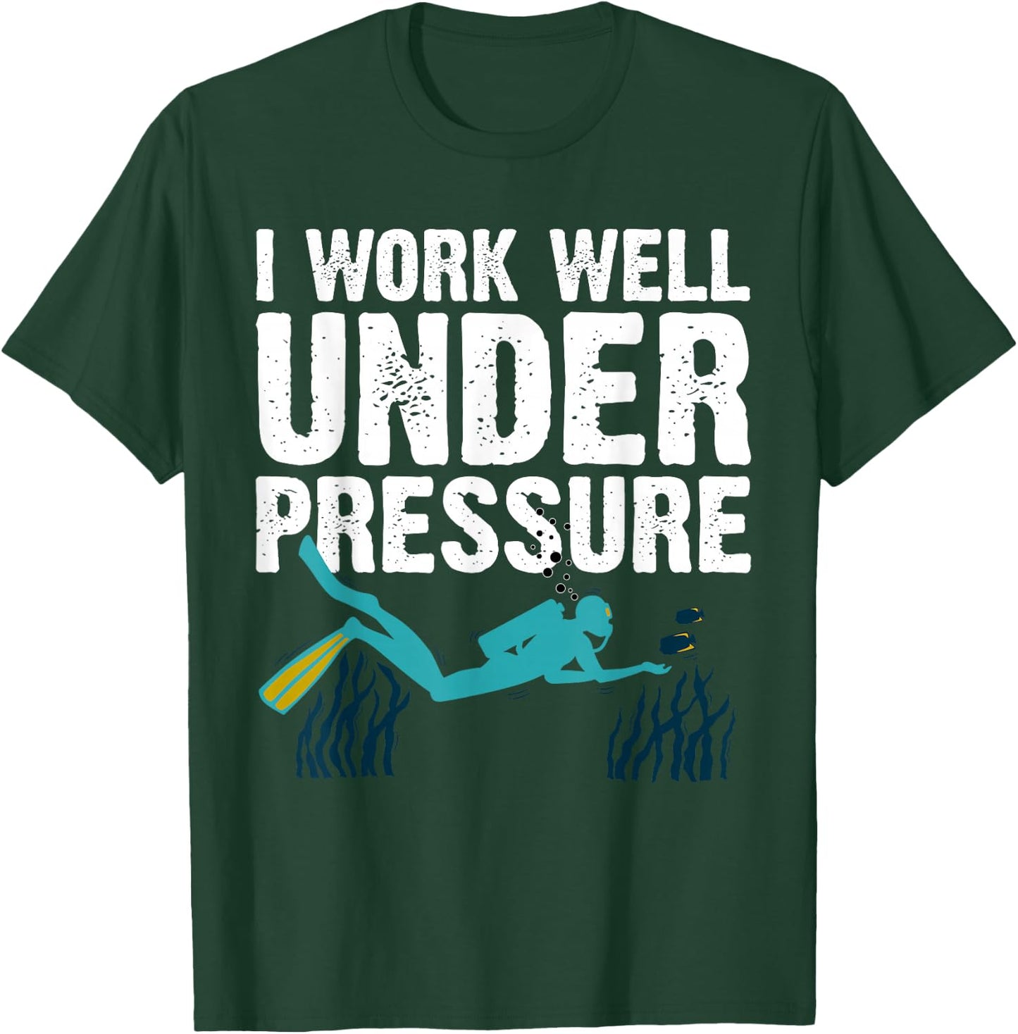 Cool Scuba Diving Women Ocean Scuba Diver Snorkeling T-Shirt - T-Shirt | Forest