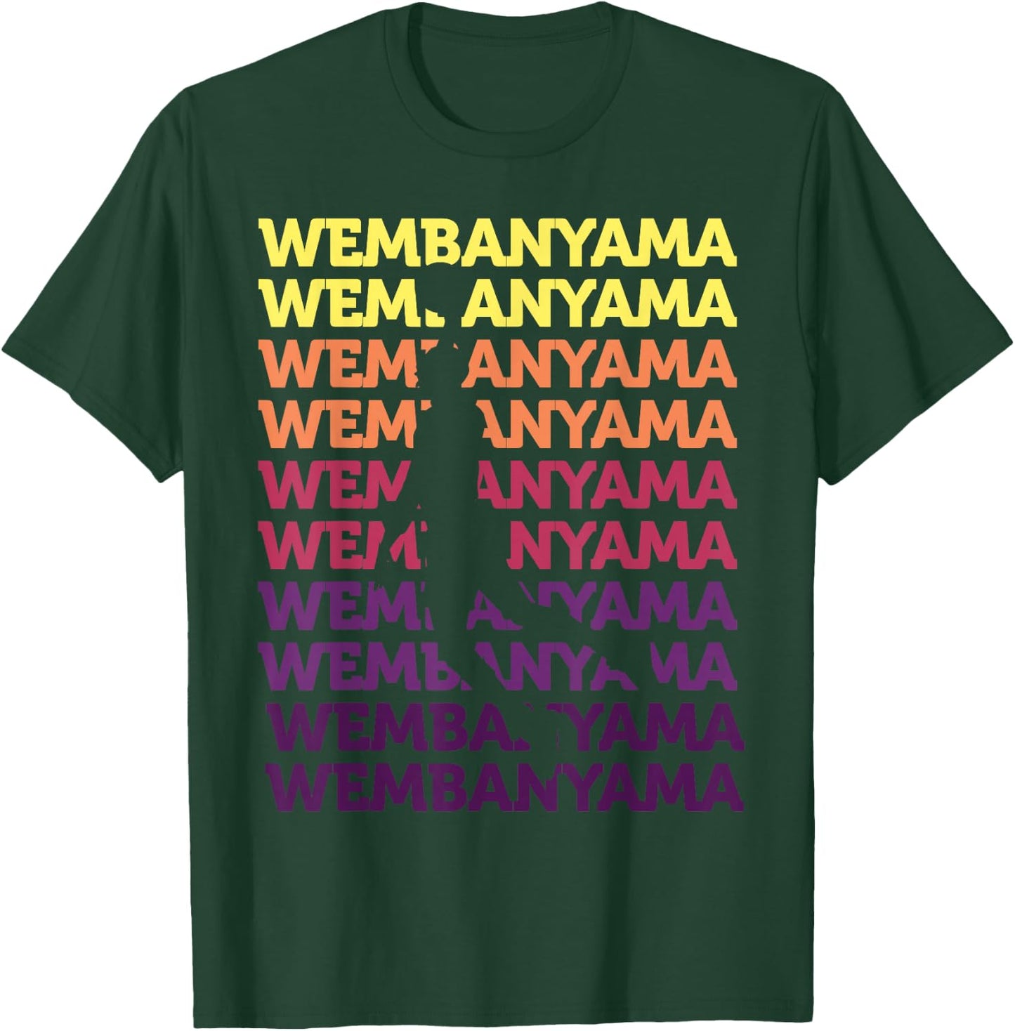 Wembanyama Basketball Amazing Gift Fan T-Shirt - T-Shirt | Forest