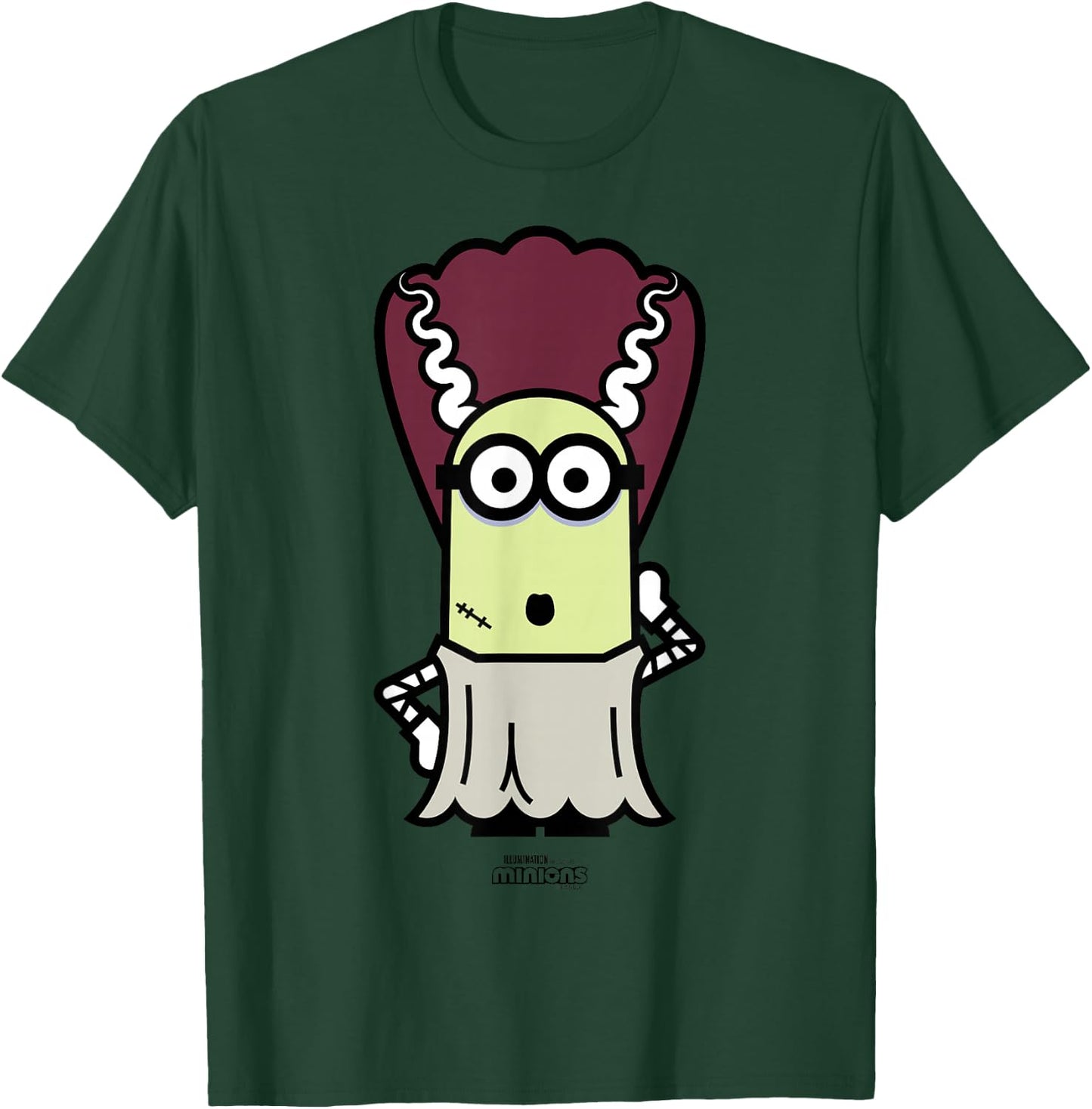 Minions Monsters Bride Kevin Halloween T-Shirt - T-Shirt | Forest