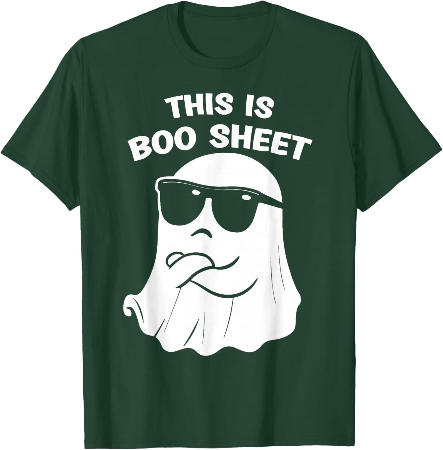 This Is Boo Sheet Ghost Halloween Costume funny Men Women T-Shirt - T-Shirt | Forest