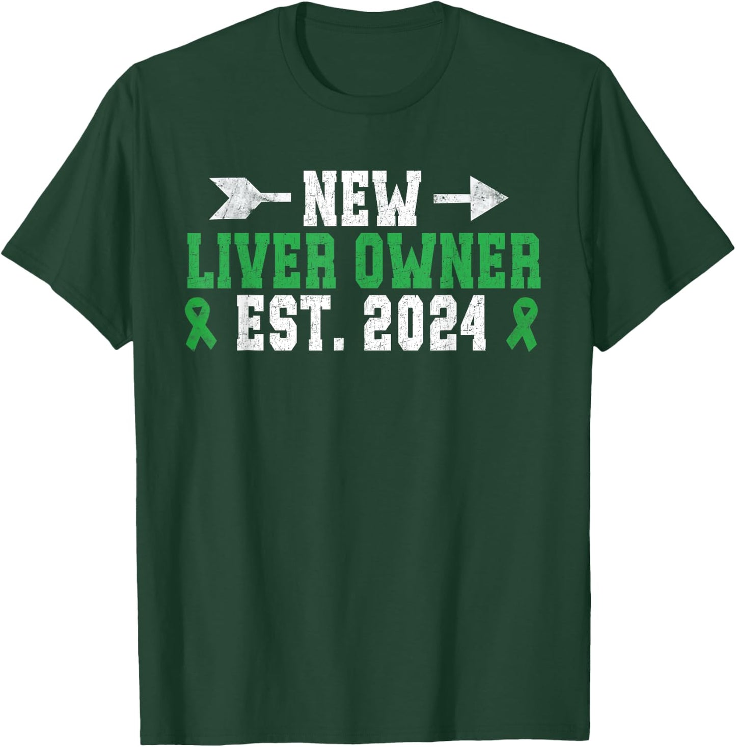 New Liver Owner Est 2024 Liver Transplant Liver Recipient T-Shirt - T-Shirt | Forest