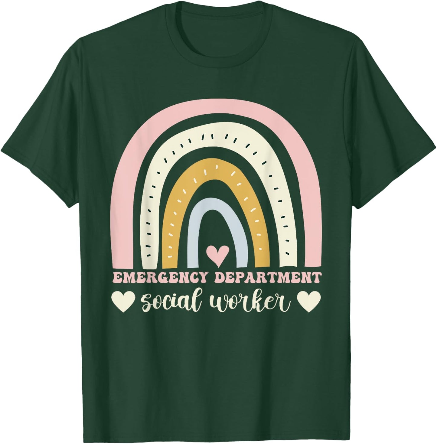 Emergency department social worker T-Shirt - T-Shirt | Forest
