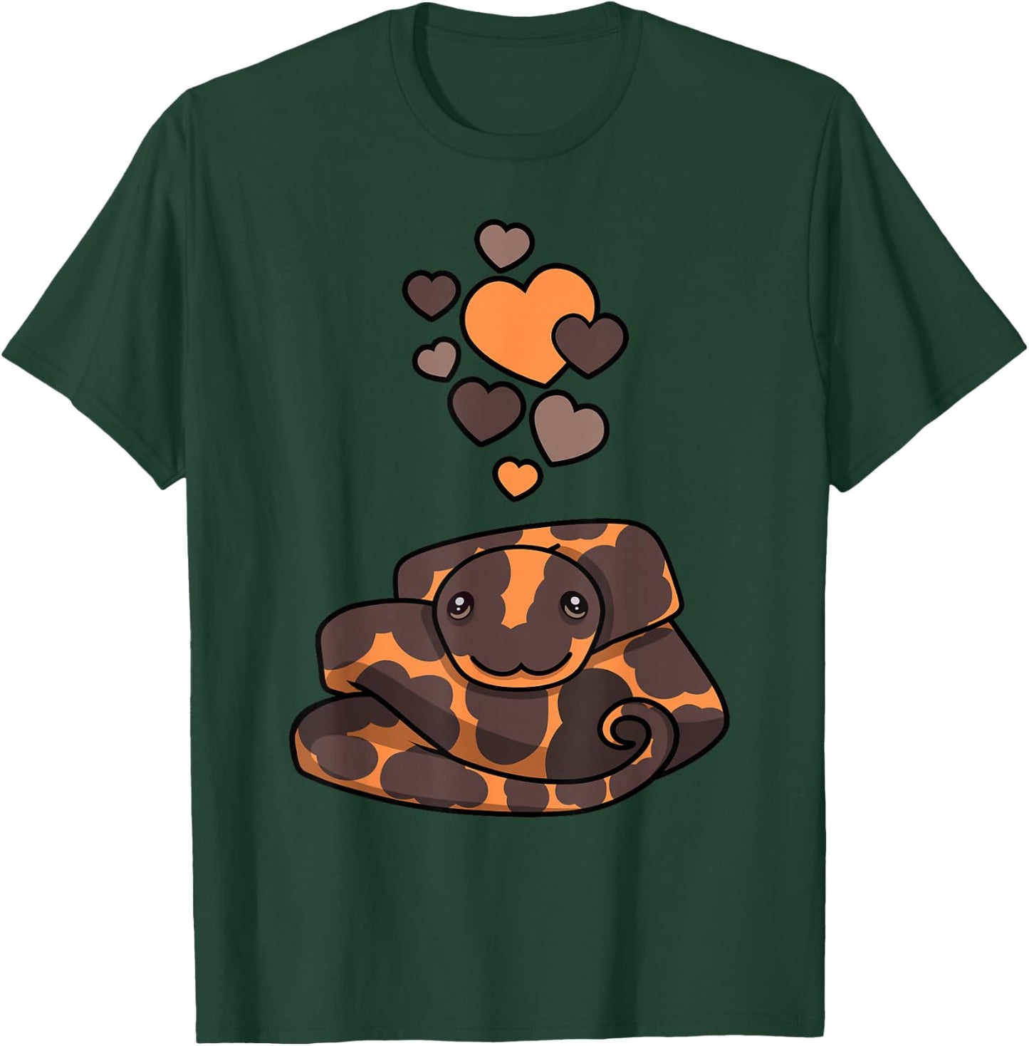 Kenyan Sand Boa With Hearts T-Shirt - T-Shirt | Forest