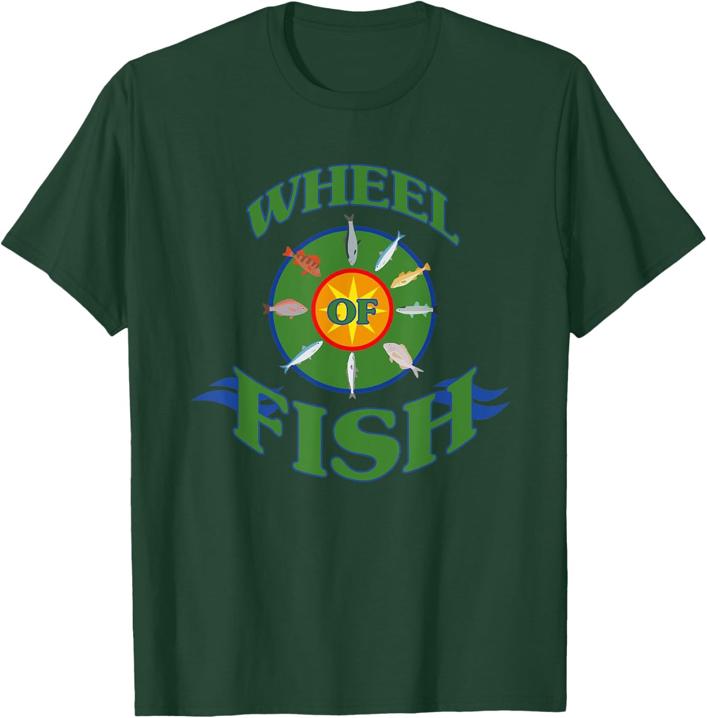 Wheel of Fish T-Shirt - T-Shirt | Forest