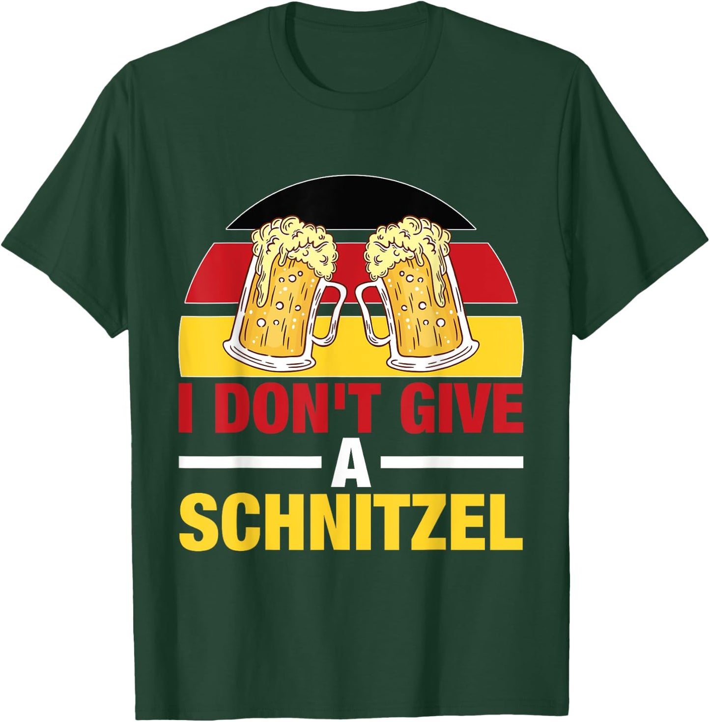 I don't give a Schnitzel Wurst Schnitzel Beer German T-Shirt - T-Shirt | Forest
