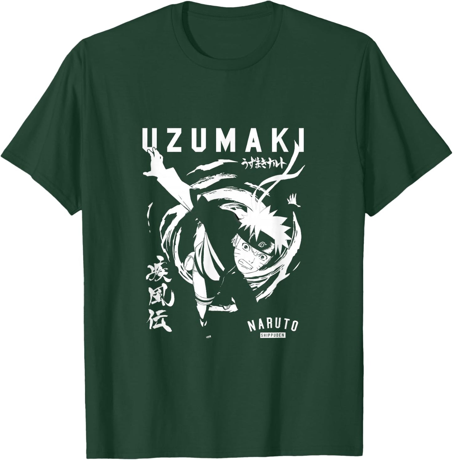 Naruto Shippuden Uzumaki T-Shirt - T-Shirt | Forest
