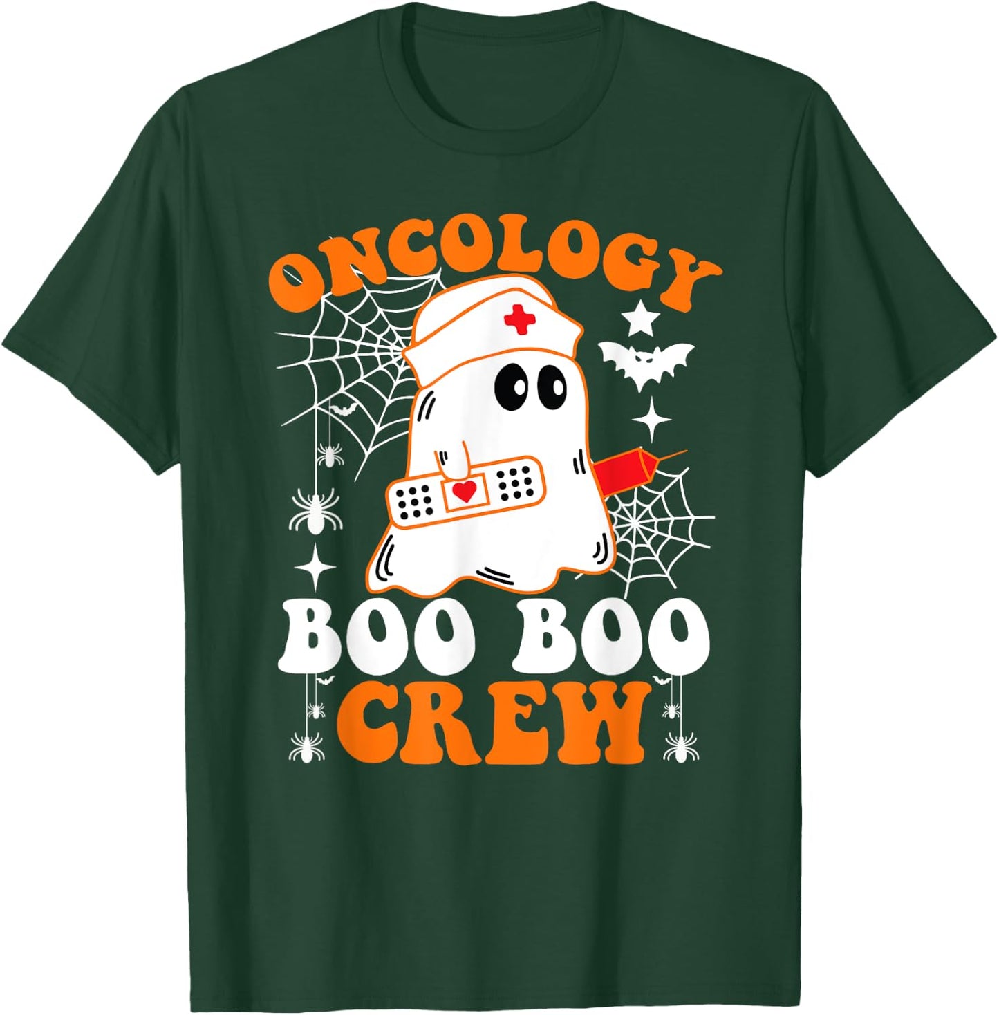 Oncology Boo Boo Crew Shirt Funny Nurse Ghost Halloween T-Shirt - T-Shirt | Forest