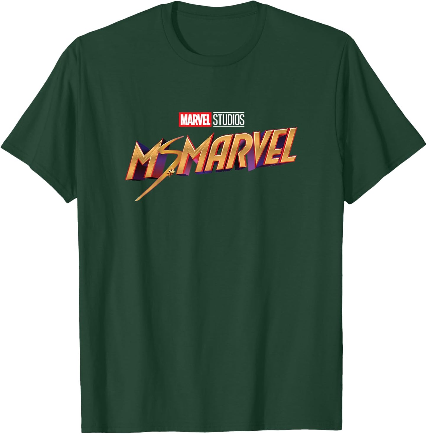 Marvel Ms. Marvel Series Logo T-Shirt - T-Shirt | Forest