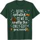 Being Related To Me Funny Kwanzaa Family Pajamas Gift T-Shirt - T-Shirt | Forest