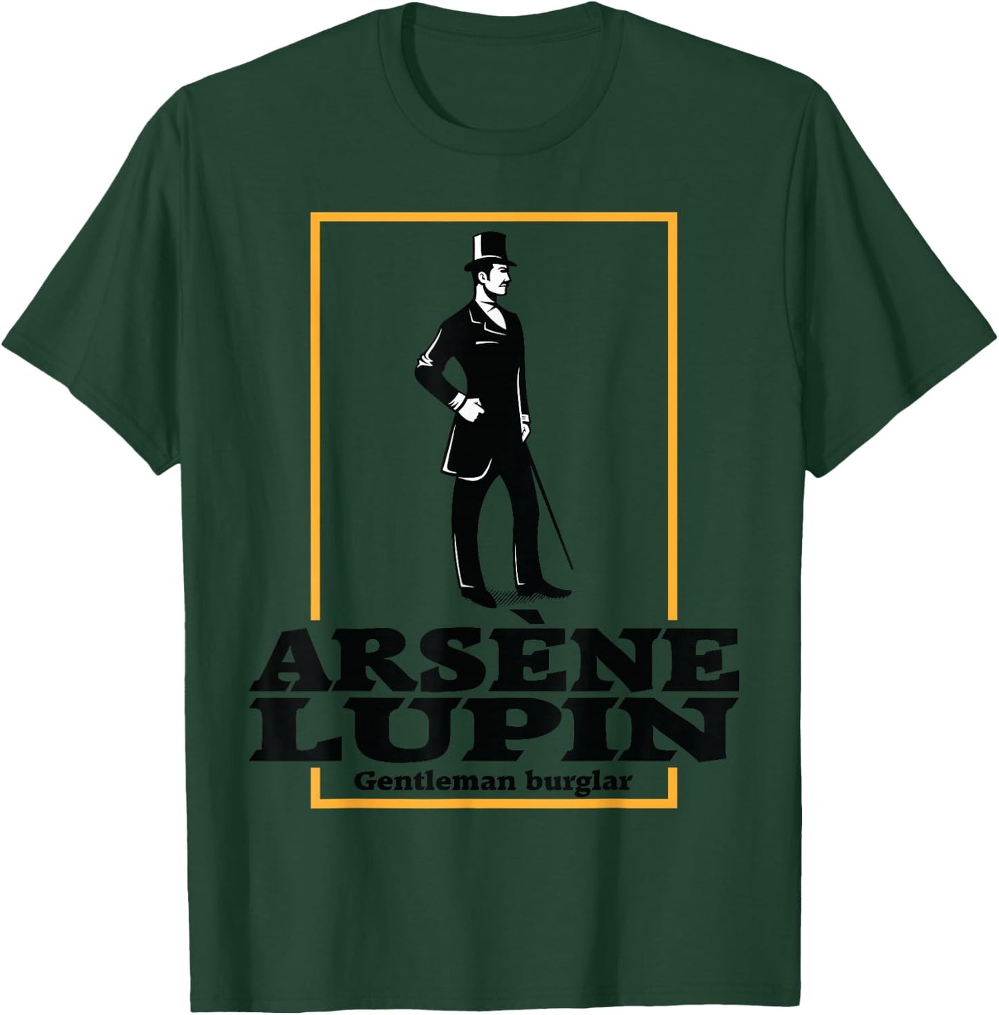 Arsene Lupin Gentleman Burglars Thief Detective Vintage T-Shirt - T-Shirt | Forest