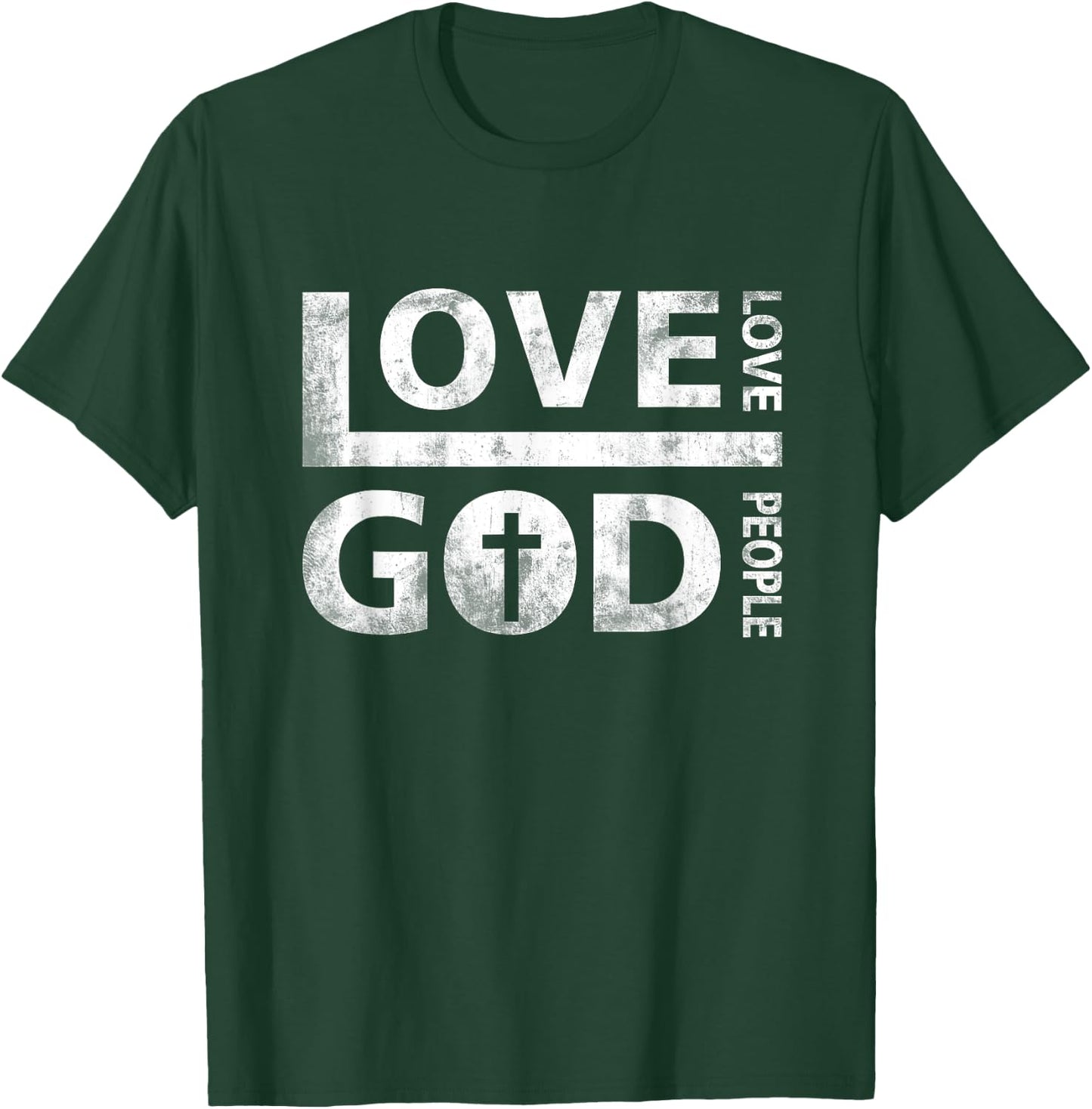 Love God And Love People Christian Fairly Jesus Faith T-Shirt - T-Shirt | Forest