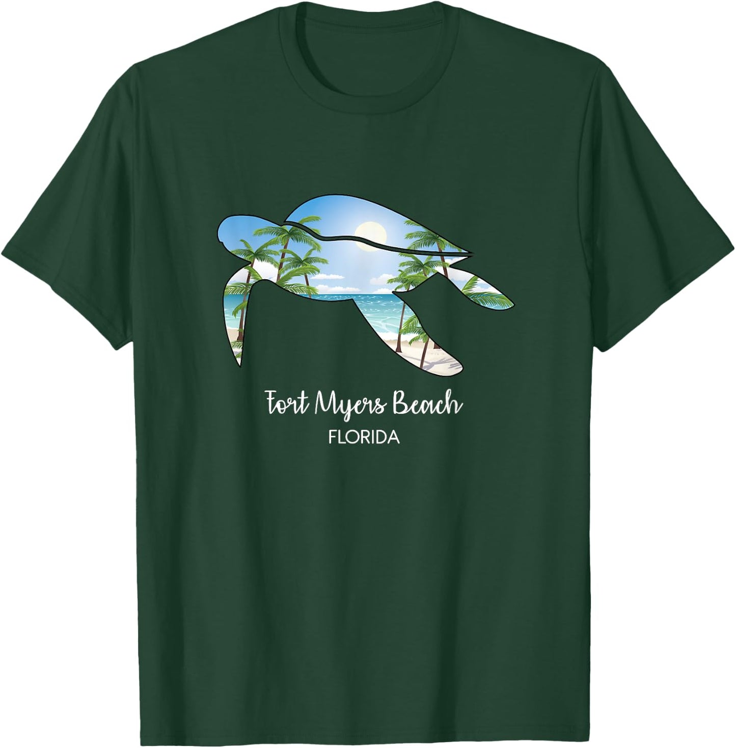 Fort Myers Beach Souvenir or Group Vacation Gift T-Shirt - T-Shirt | Forest