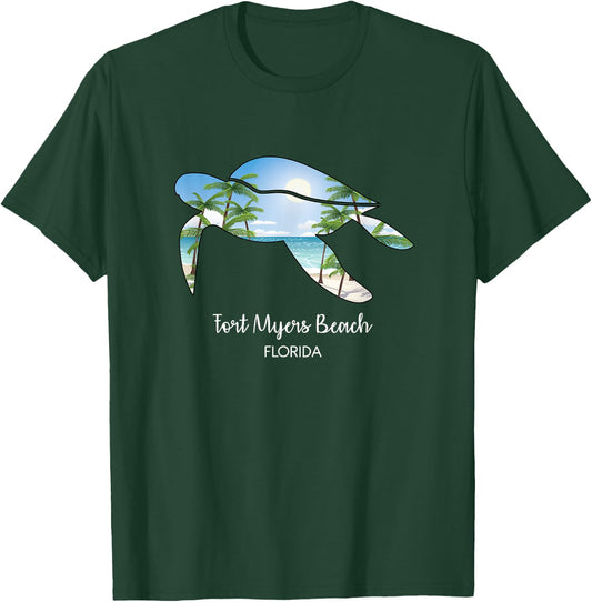 Fort Myers Beach Souvenir or Group Vacation Gift T-Shirt - T-Shirt | Forest