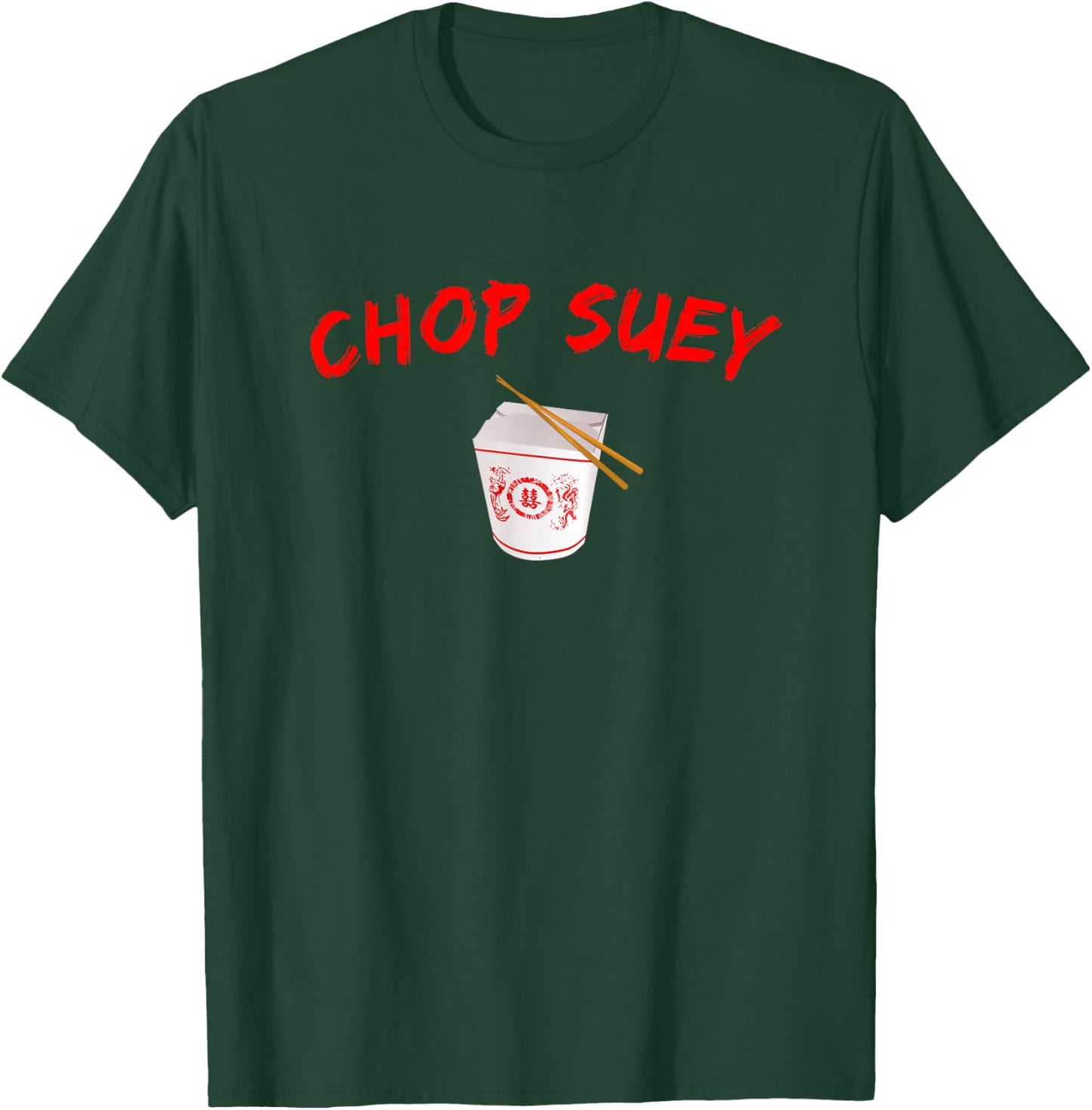Graphic Chinese Food Apparel-Chop Suey T-Shirt - T-Shirt | Forest