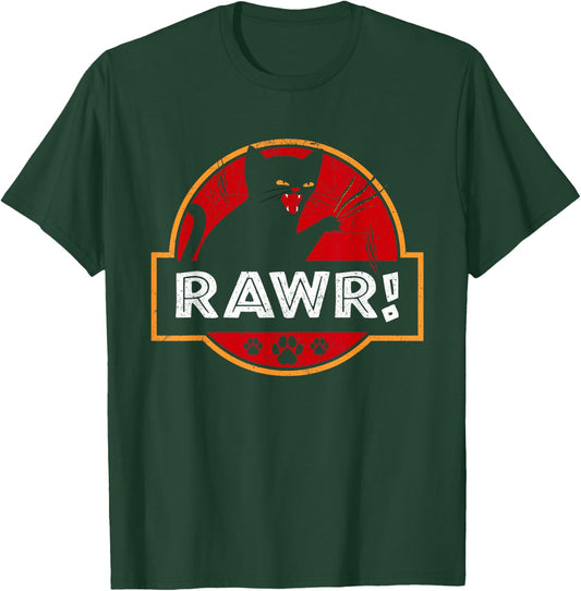 Rawr - Cat Lover Veterinarian Kitty Kitten Owner T-Shirt - T-Shirt | Forest
