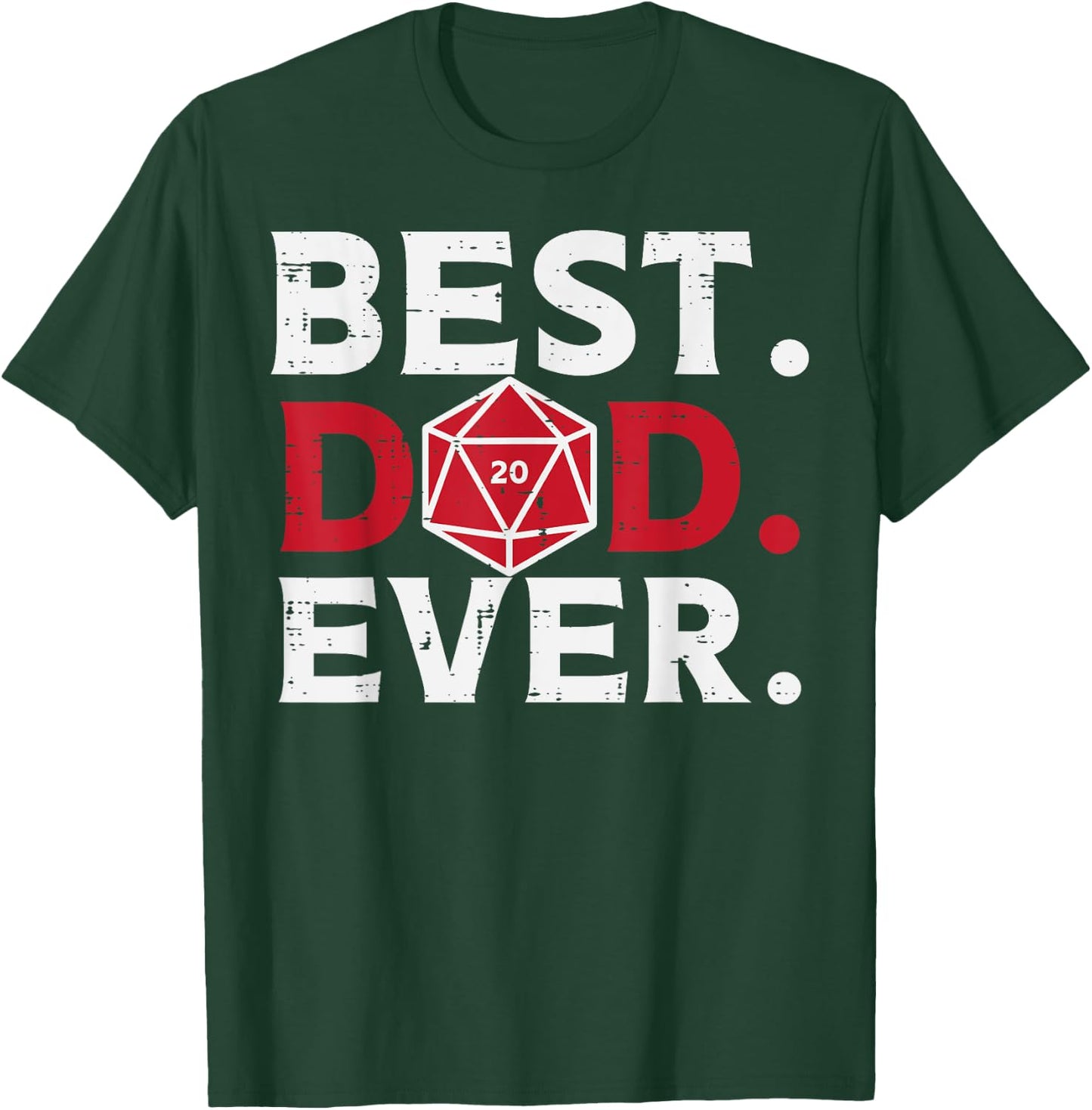 Rpg Best Dad Ever Funny Gamer Daddy Papa Men T-Shirt - T-Shirt | Forest