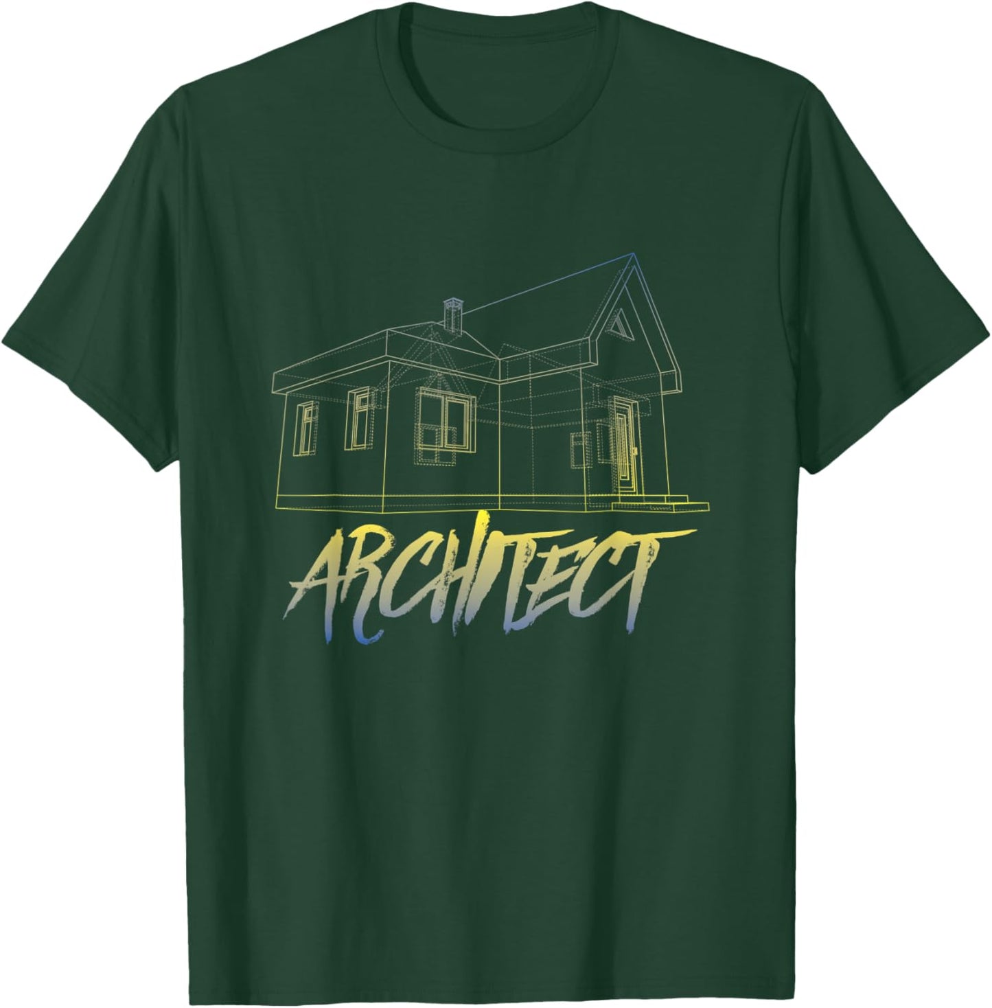 Architect House | Building Engineering | Architecture T-Shirt - T-Shirt | Forest