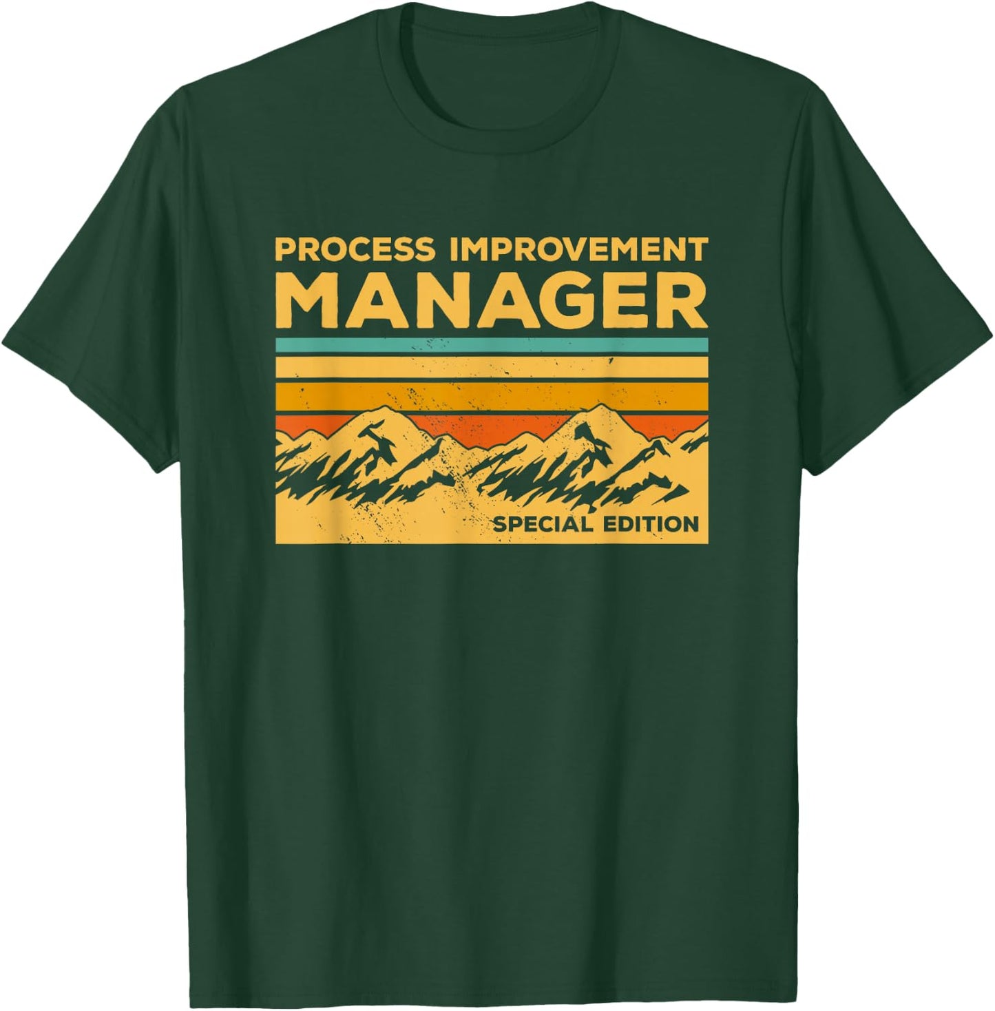 Vintage Process Improvement Manager T-Shirt - T-Shirt | Forest