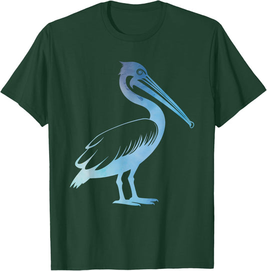 Animals Love Pelicans bird simple minimalist Pelican T-Shirt - T-Shirt | Forest