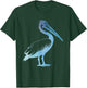 Animals Love Pelicans bird simple minimalist Pelican T-Shirt - T-Shirt | Forest
