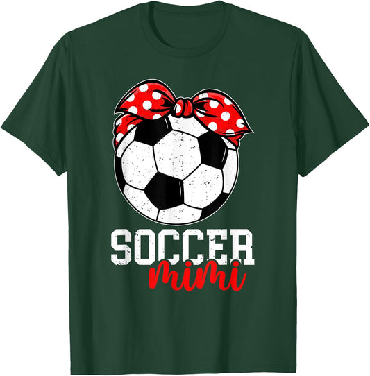 Soccer Mimi Grandma Mimi Of A Soccer Player Mimi T-Shirt - T-Shirt | Forest