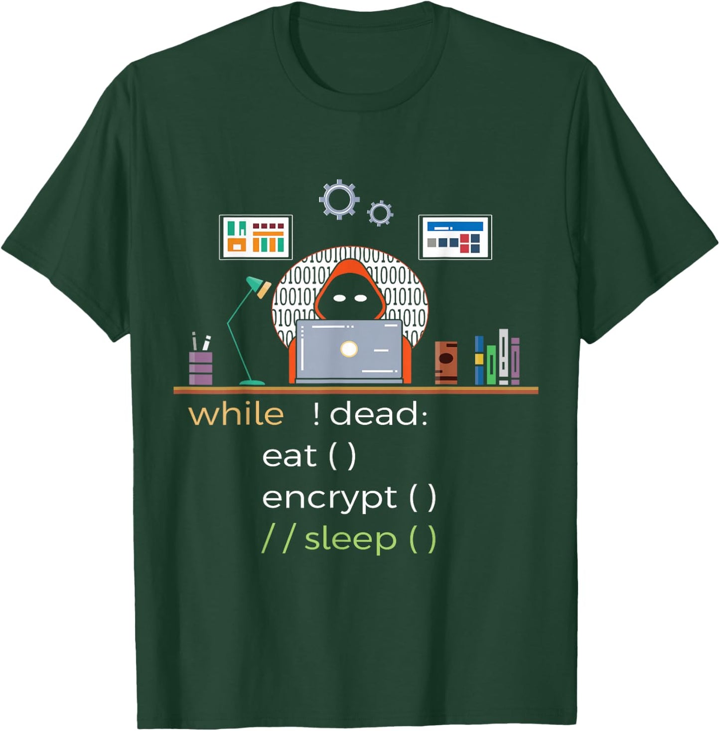 Cyber security Professional Funny IT Security Ethical hacker T-Shirt - T-Shirt | Forest
