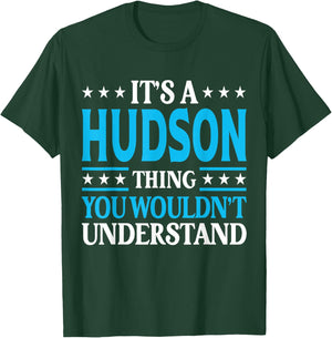 Hudson Thing Personal Name T-Shirt - T-Shirt | Forest
