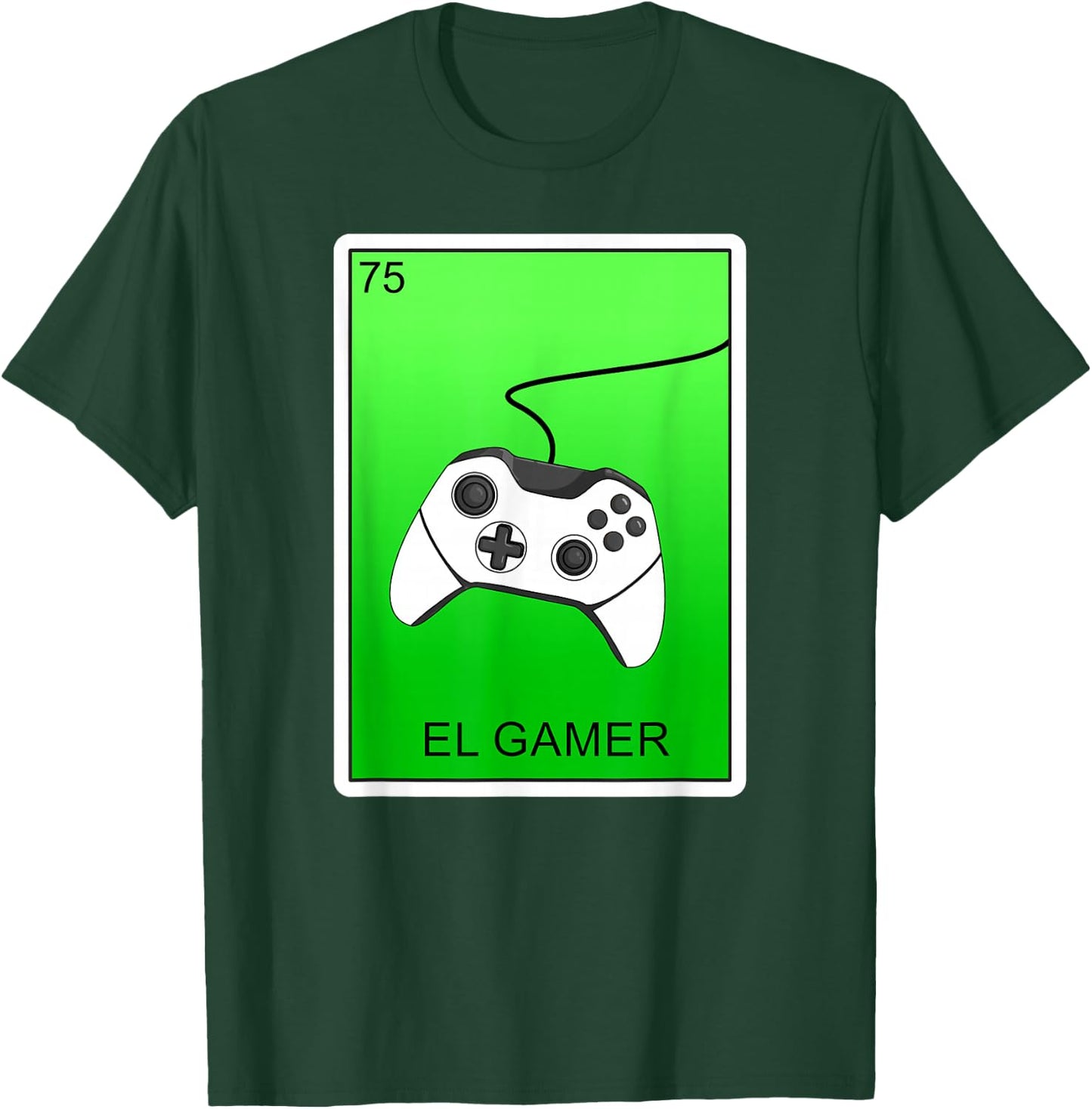 El Gamer Video Gaming Card Mexican Lottery Card El Gamer T-Shirt - T-Shirt | Forest