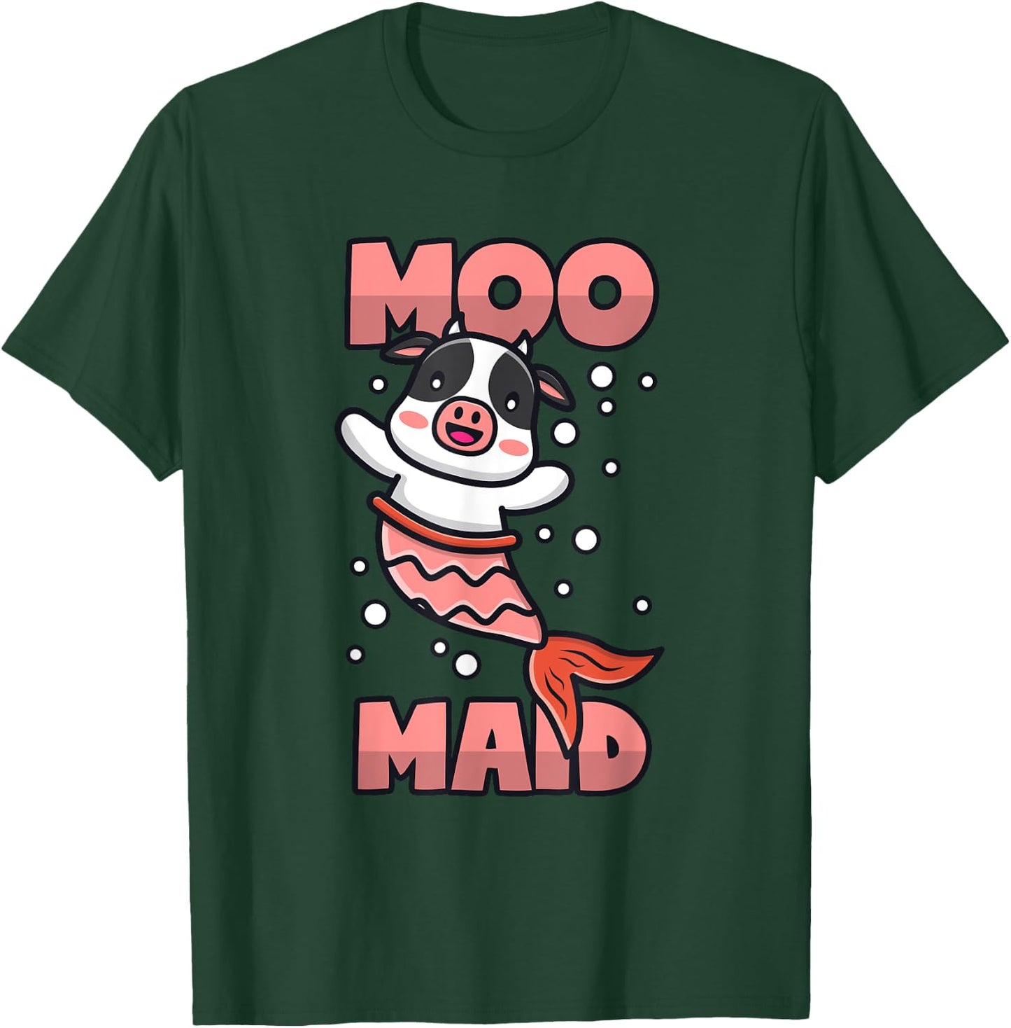 Mermaid Cow T-Shirt - T-Shirt | Forest