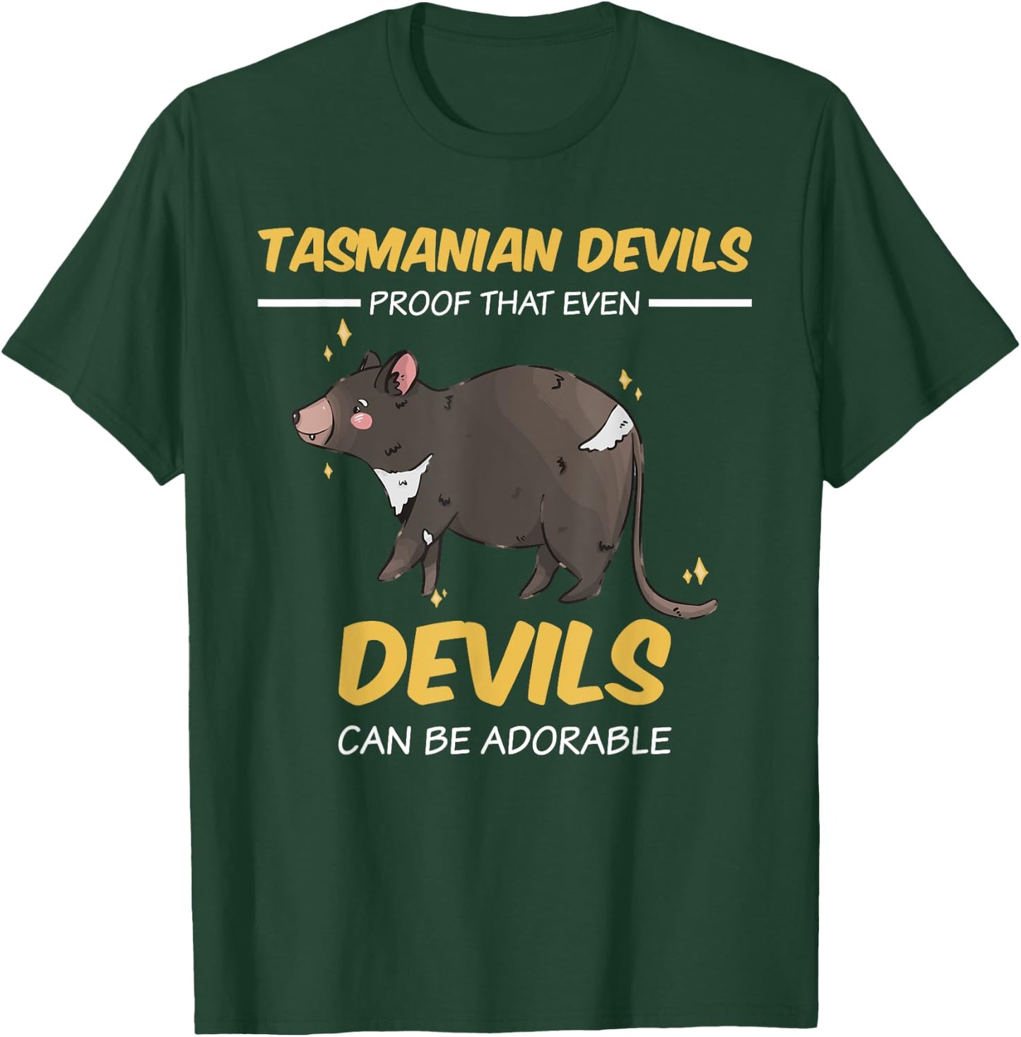 Proof that even Devils can be adorable | Tasmanian Devil T-Shirt - T-Shirt | Forest