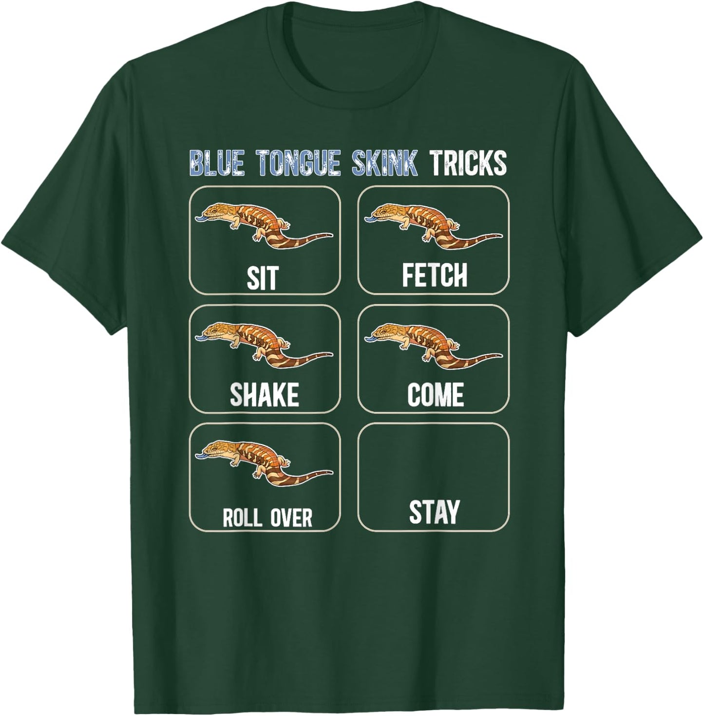 Blue Tongued Skink Owner Blue Tongued Skink Dad T-Shirt - T-Shirt | Forest