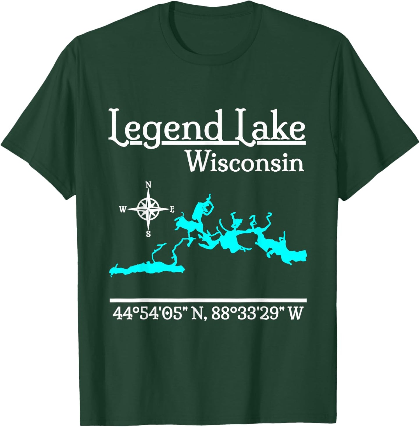 Legend Lake, Wisconsin T-Shirt - T-Shirt | Forest