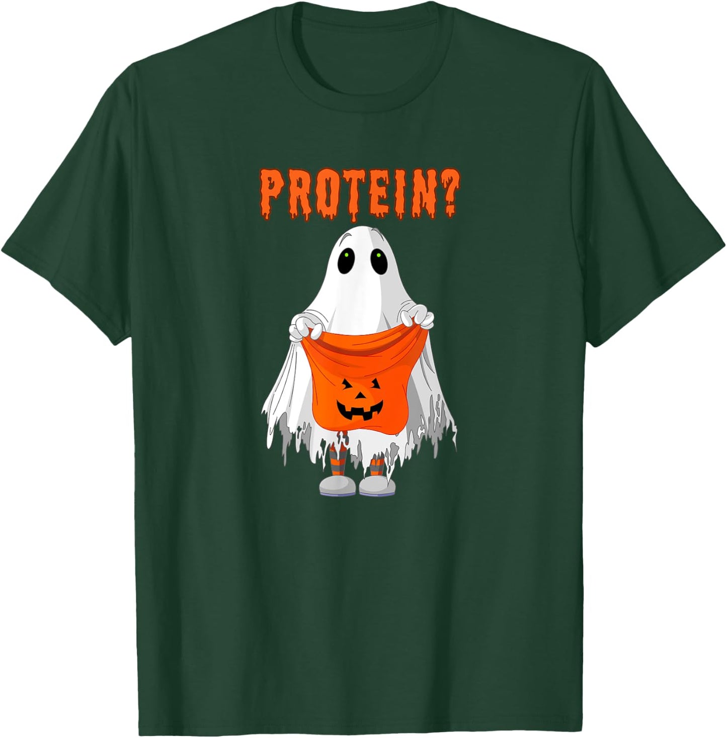 Halloween Gym Pump Cover Trick or Treat for Protein Gym Rat T-Shirt - T-Shirt | Forest