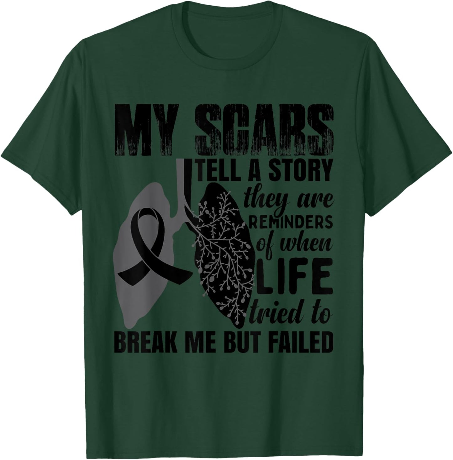 Lung Cancer T-Shirt - T-Shirt | Forest