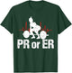 PR Or ER Funny Weightlifting Bodybuilding Apparel Vintage T-Shirt - T-Shirt | Forest