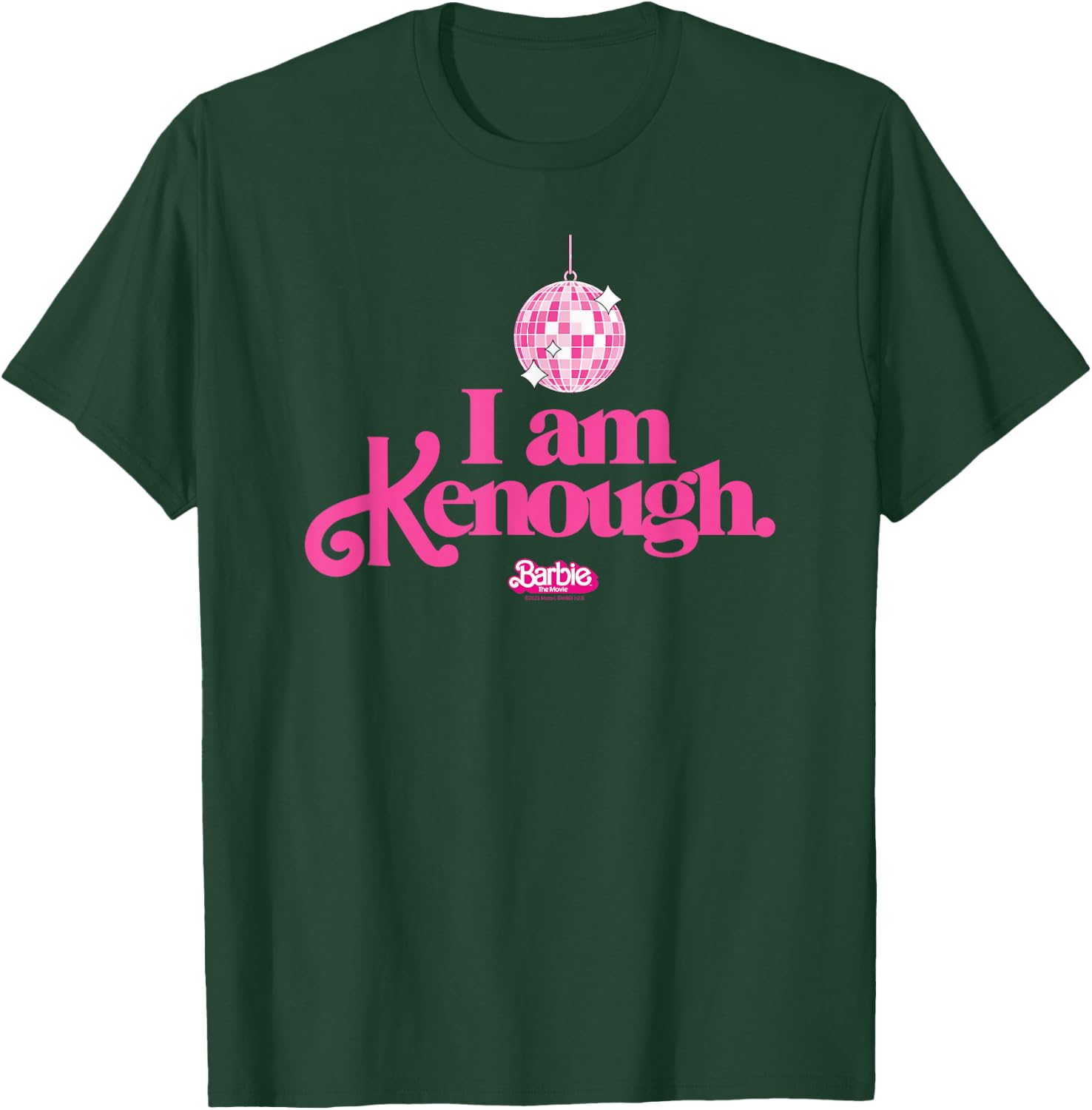 Barbie The Movie - I Am Kenough Disco Ball T-Shirt - T-Shirt | Forest