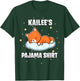Kailee's Pajama Shirt - Personalized Sleeping T-Shirt - T-Shirt | Forest