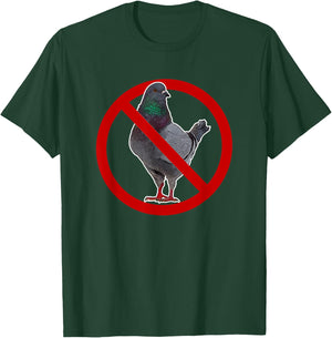 I Hate Pigeons Anti Pigeon T-Shirt - T-Shirt | Forest