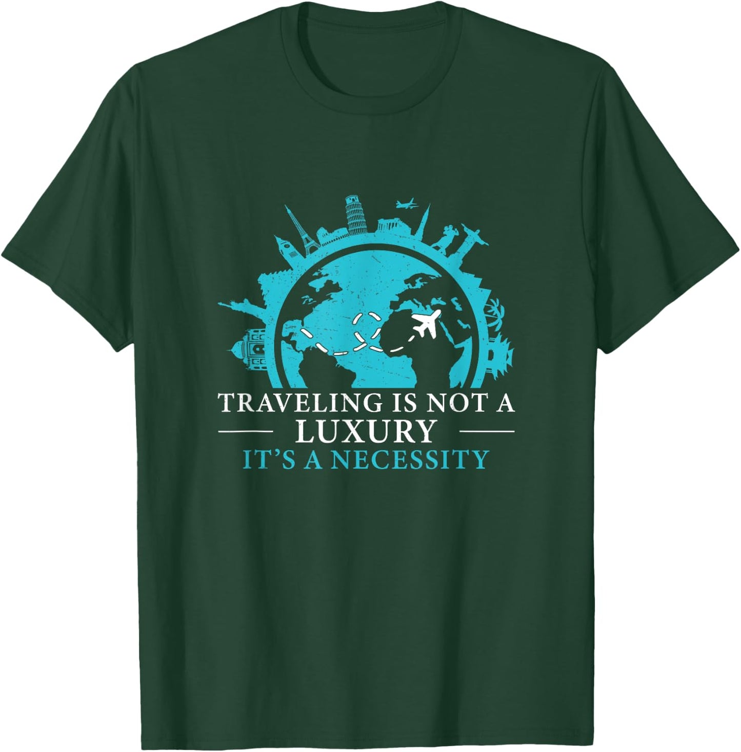 Travel Consultant Agent A Necessity Funny Tour Operator T-Shirt - T-Shirt | Forest