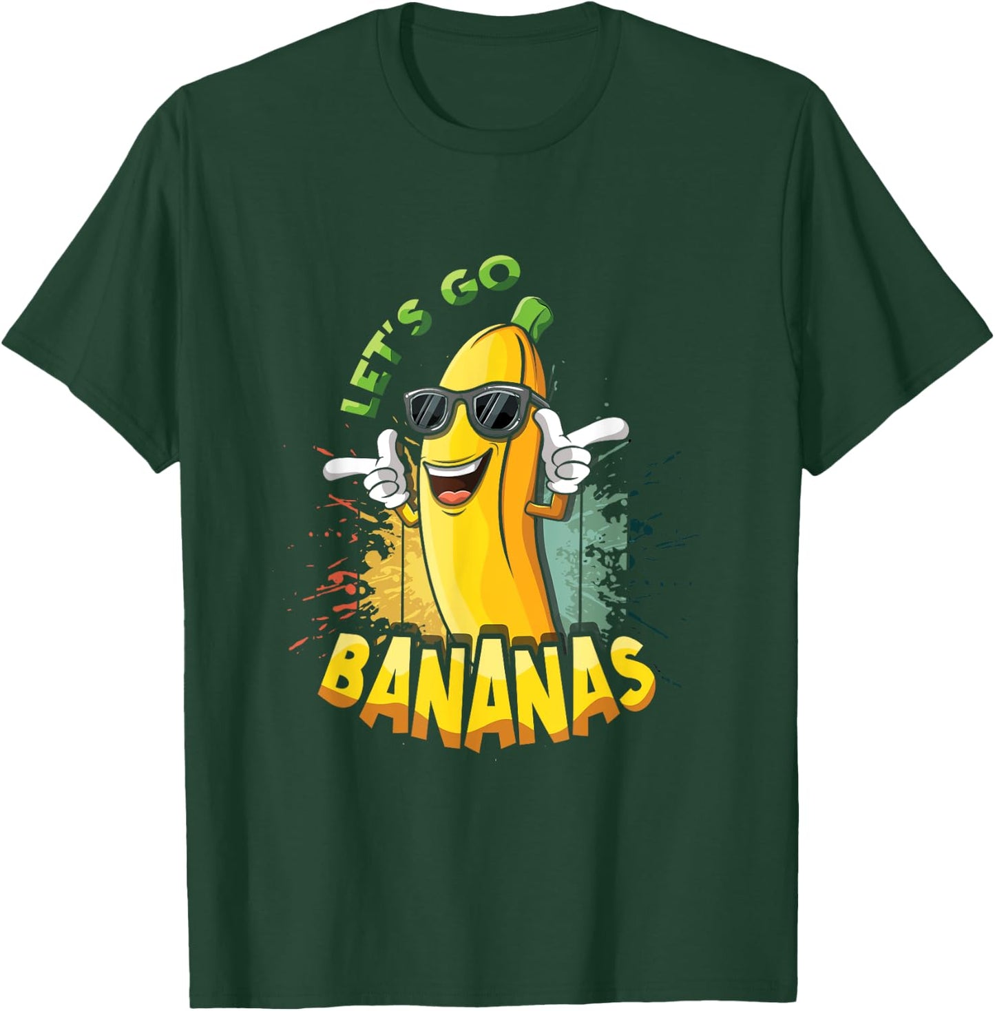 Fun Cool Retro Vintage Funny Banana Meme Let Us Go Banana T-Shirt - T-Shirt | Forest