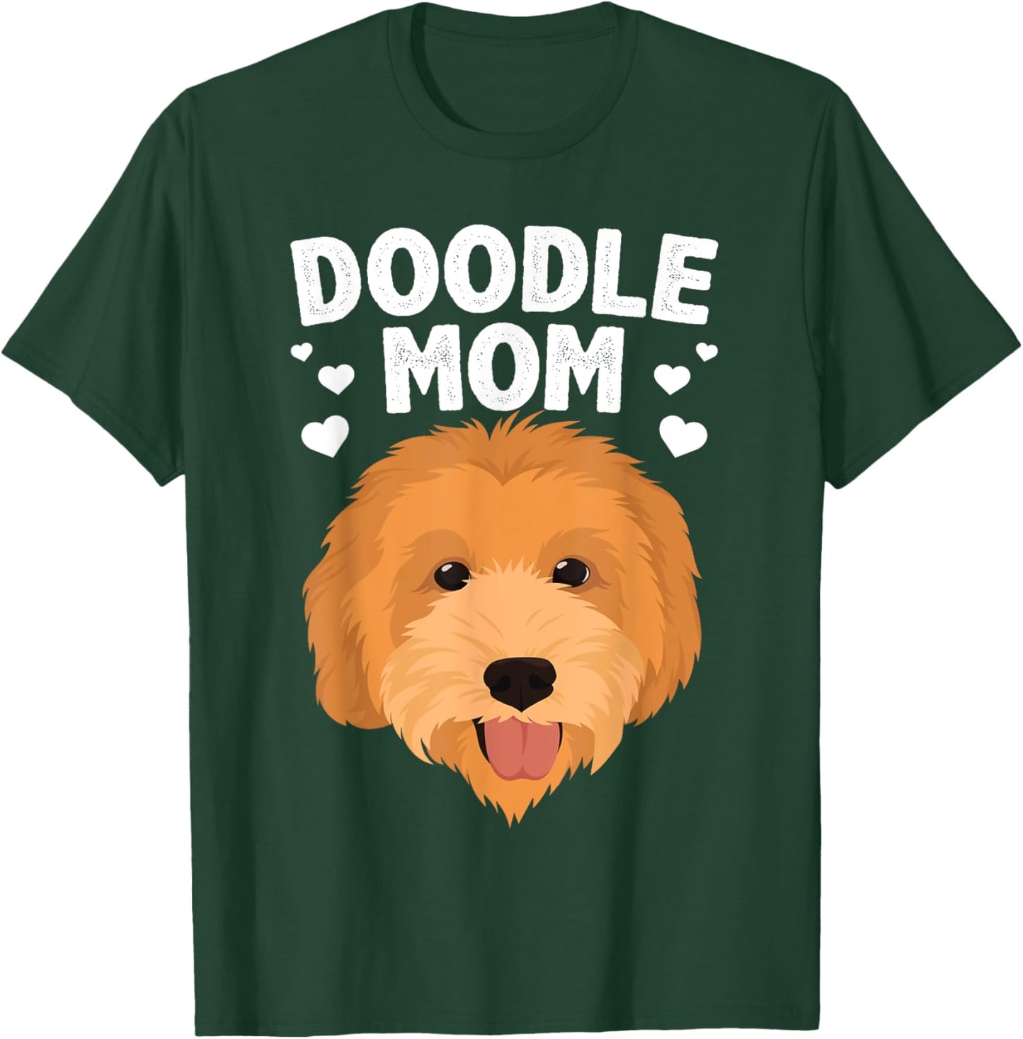 Cool Doodle Mom Girls Mama Golden Doodle Dog Owner T-Shirt - T-Shirt | Forest