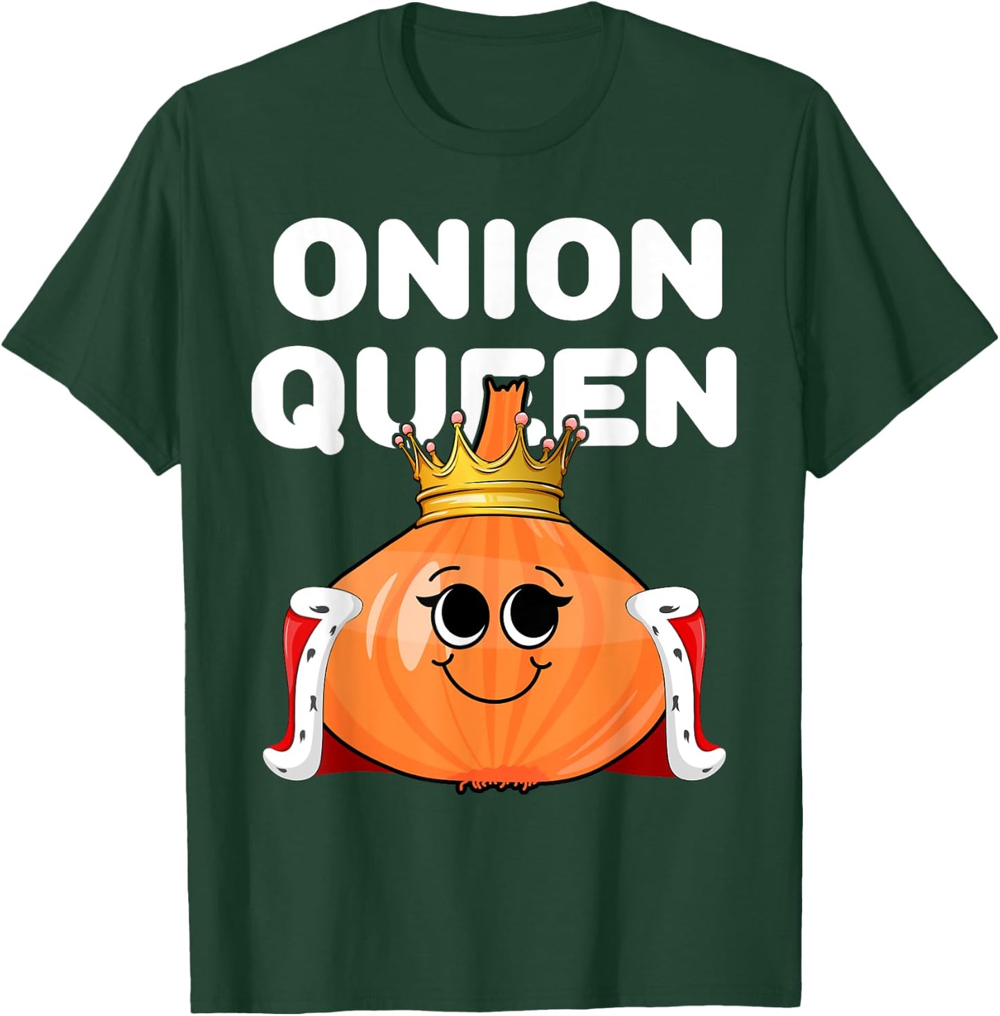 Onion Queen | Onion | Girls Onion T-Shirt - T-Shirt | Forest