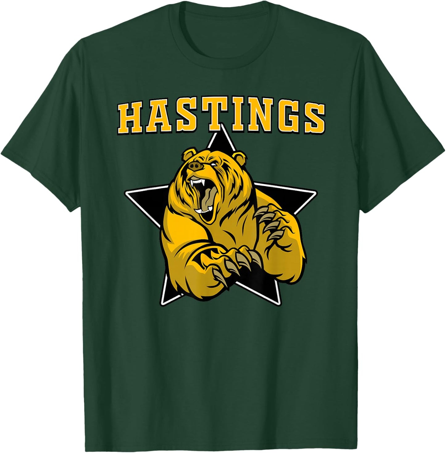 Hastings Bears High School Team Spirit T-Shirt - T-Shirt | Forest
