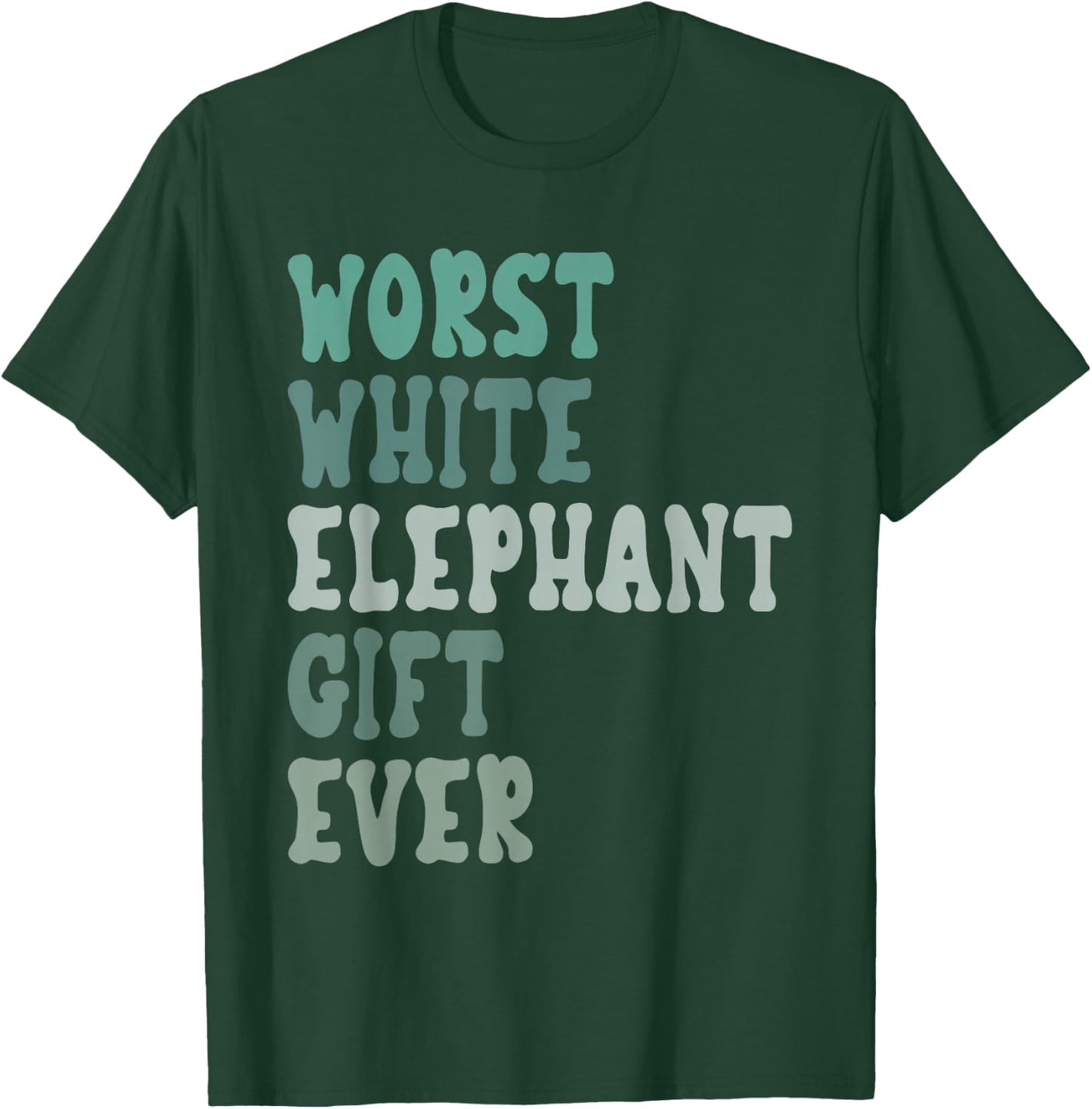 Fun Worst White Elephant Ever for Adults Under 15 20 T-Shirt - T-Shirt | Forest