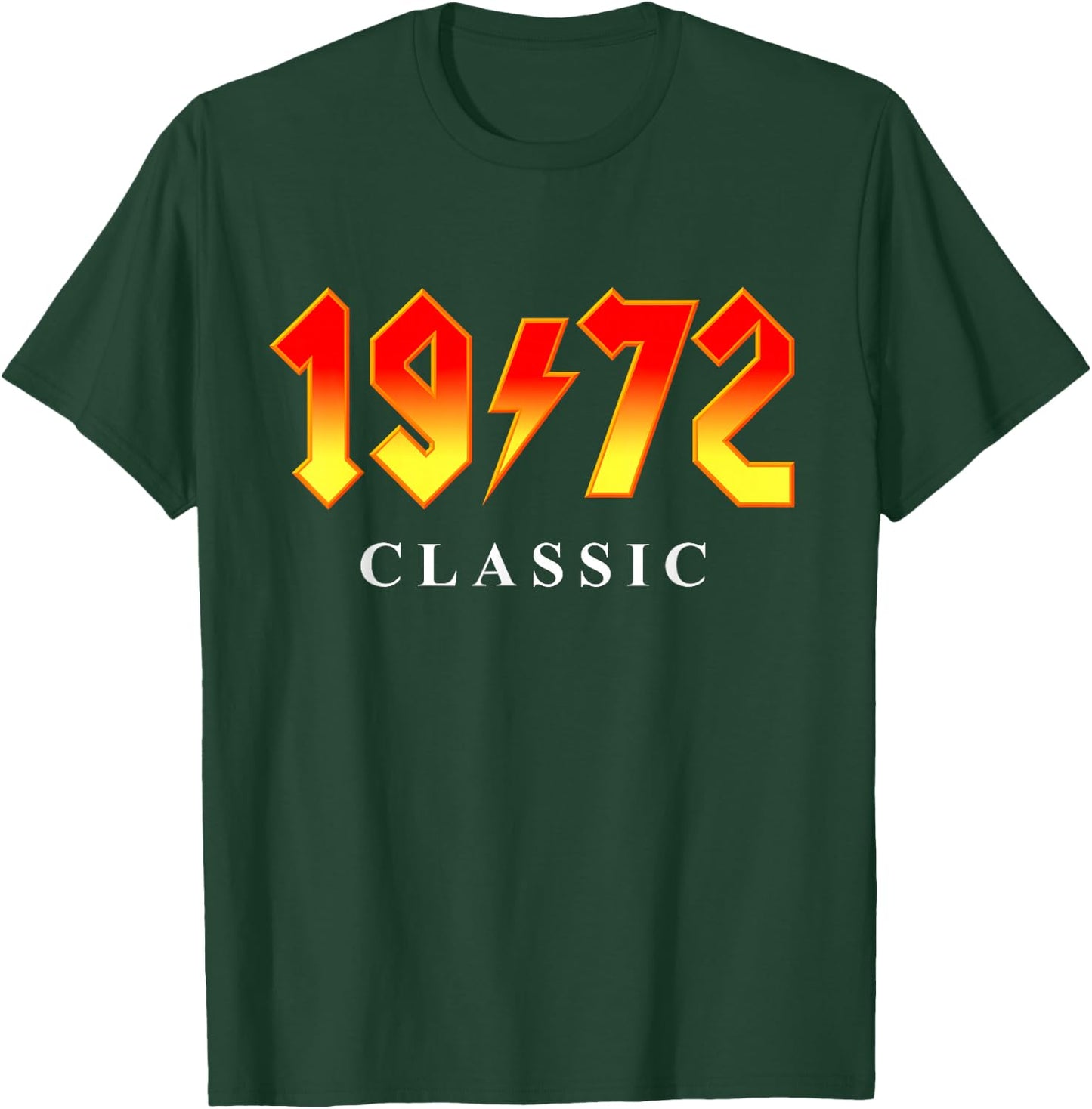 1972 Classic Rock 50th Birthday T-Shirt - T-Shirt | Forest